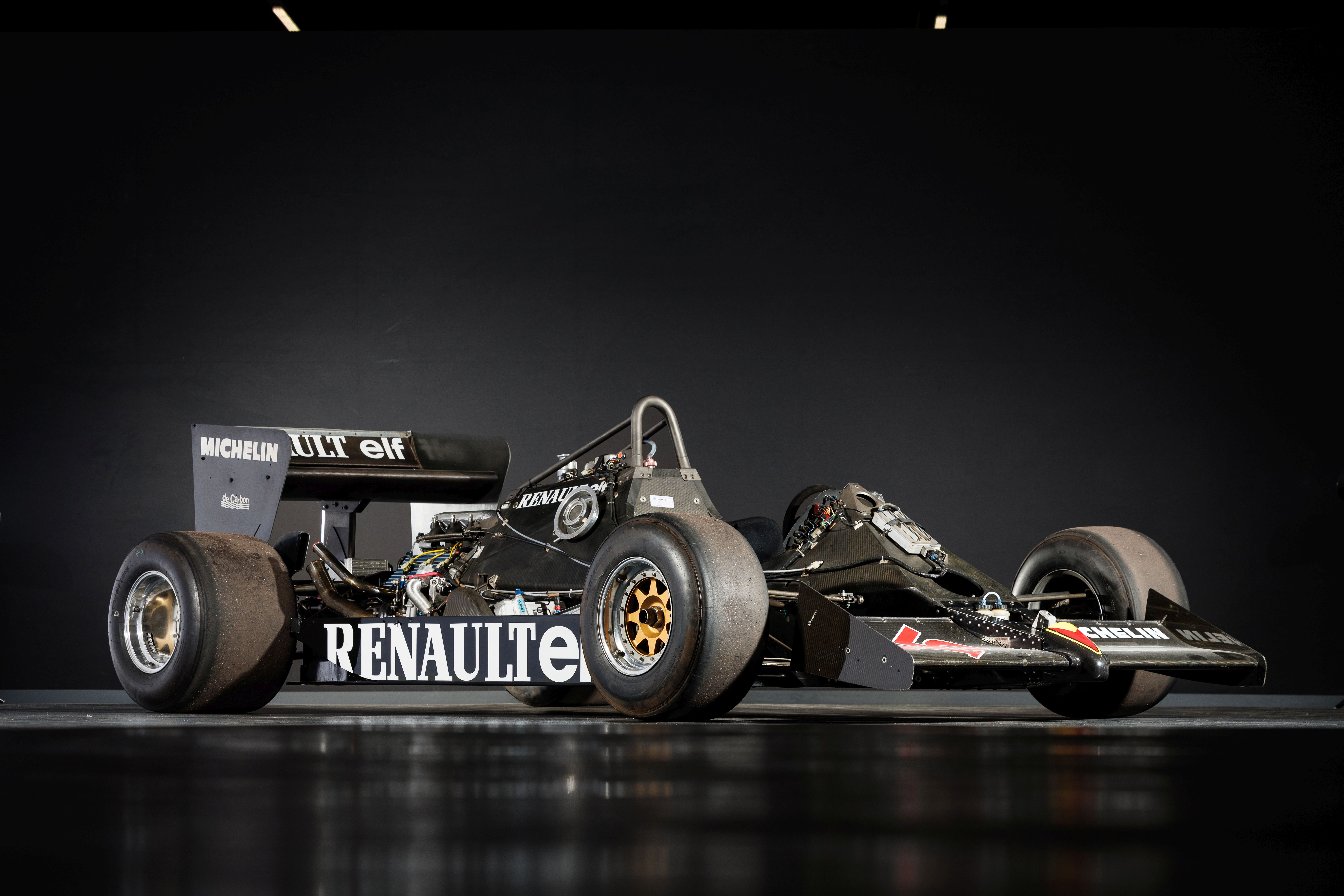 Miniature F1 Renault RE40 1983 Alain Prost Eddie Cheever | Série Limitée échelle 1:53 Neuve