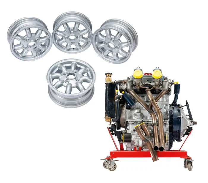 Austin Mini Mamba Rims Austin Mini – Engine and wheel rims