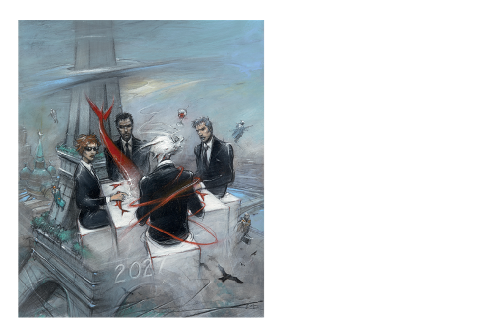 アート・デザイン・音楽 Enki bilal / catalogue un/sur/un Enki Bilal - Catalogue Un/Sur/Un (1991) - Alcide Nikopol - LastDodo