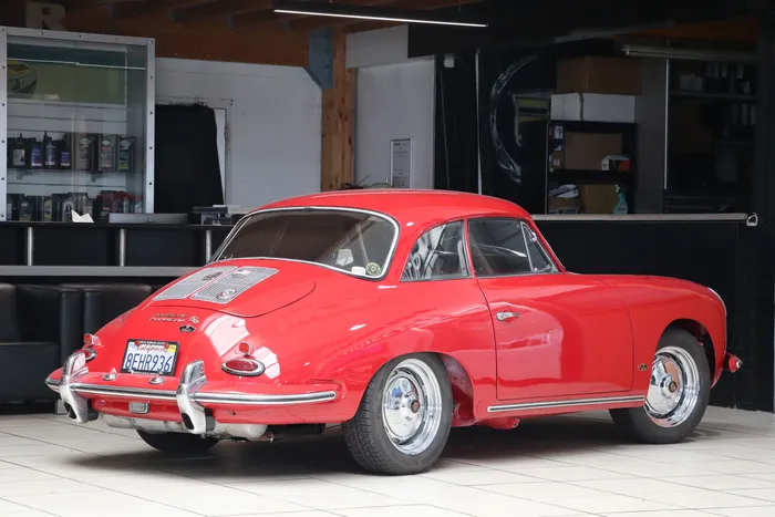 Porsche 356 Karmann Hardtop 1961 – Miniature Tecnomodel échelle 1/18, Résine