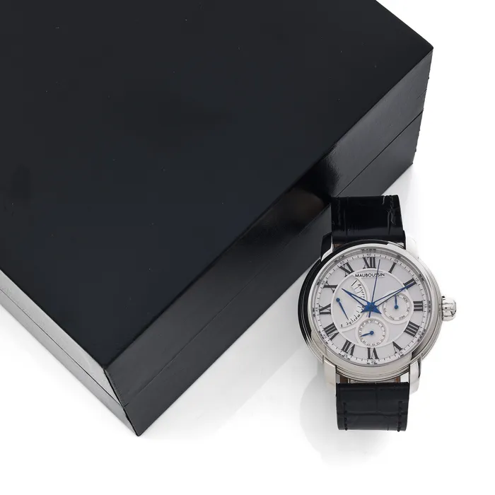 Gruen Montre Tank Art Déco en or blanc remplie avec bracelet d'origine