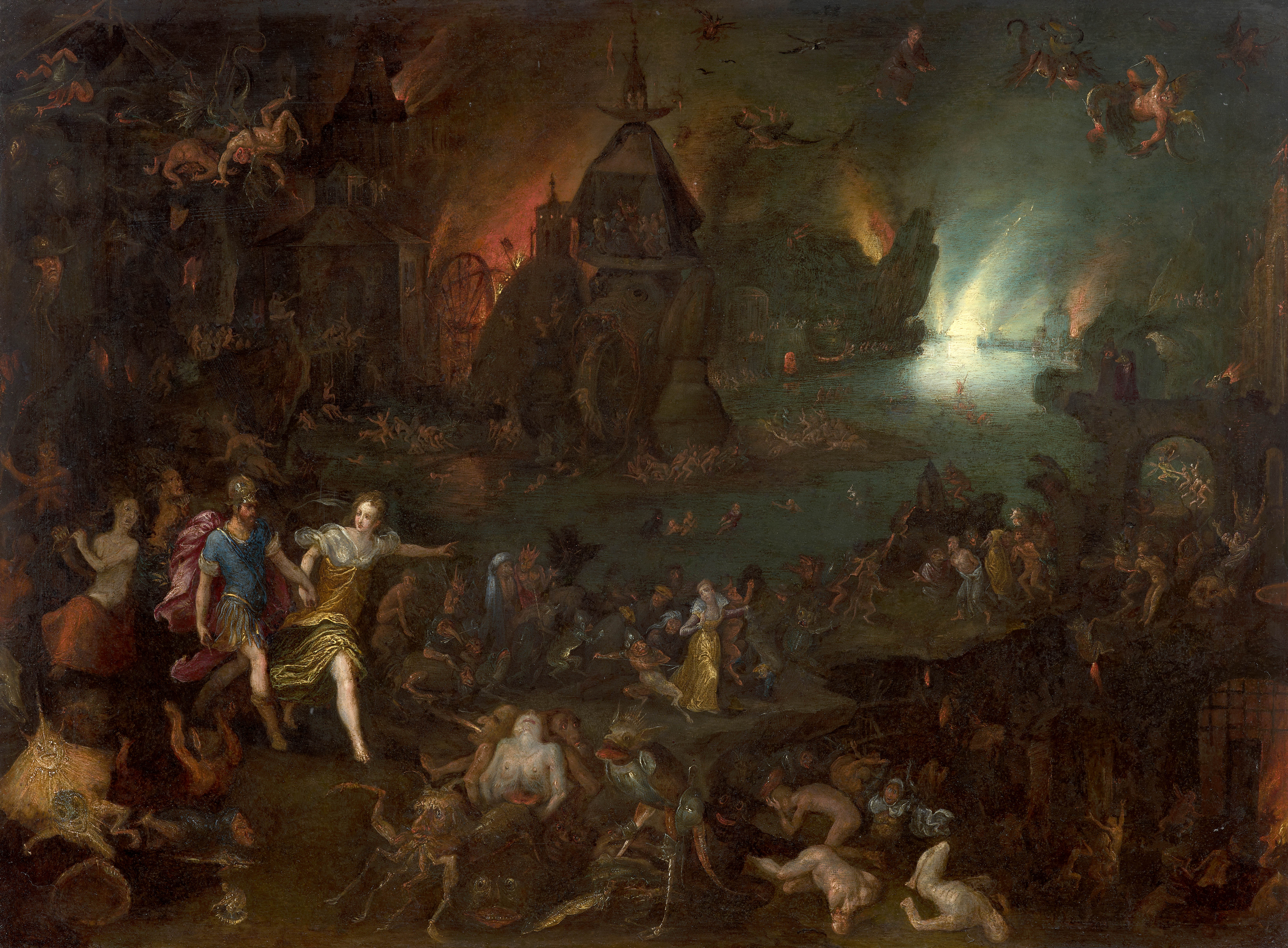 Enée et la Sibylle aux Enfers
