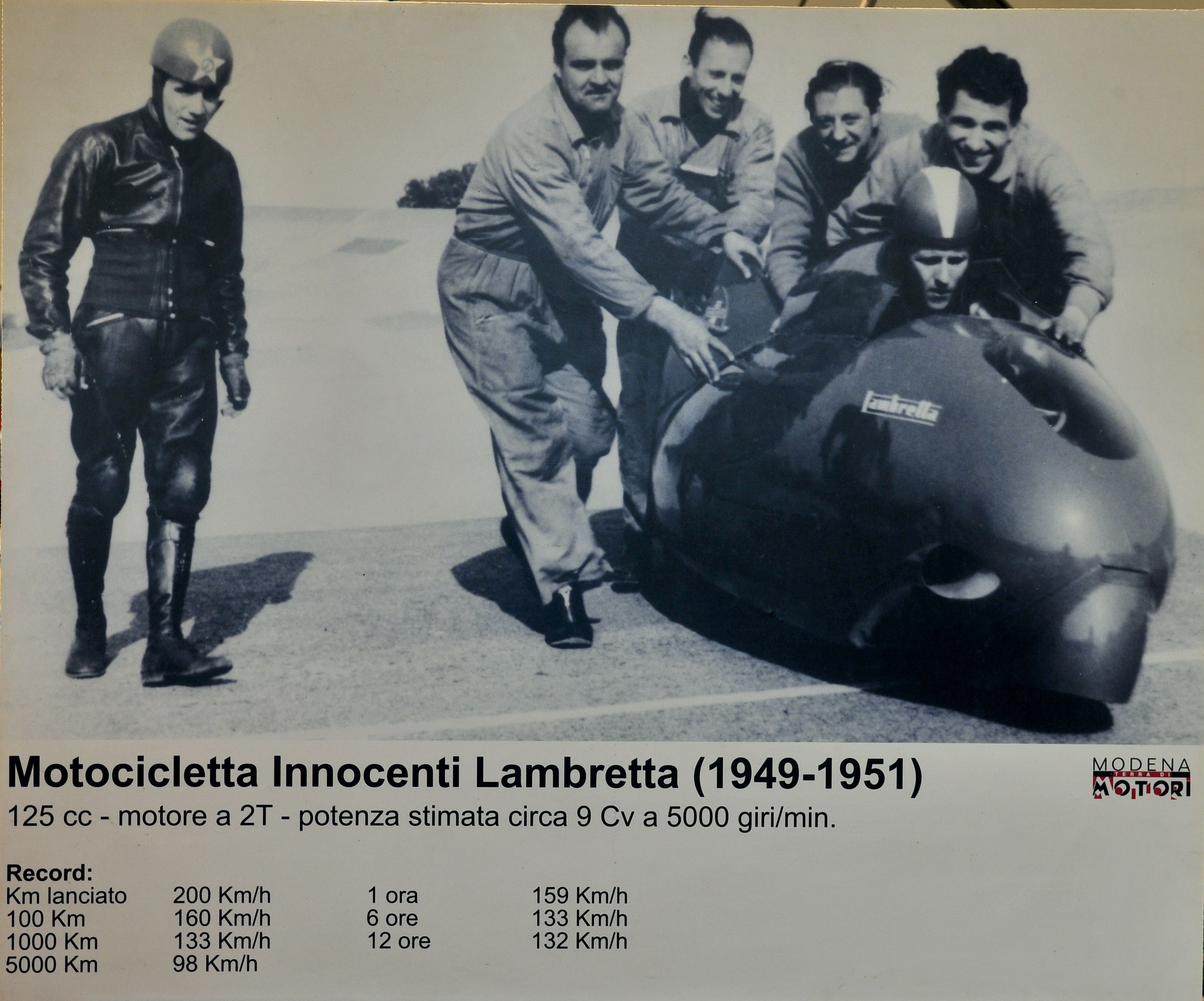 1949-1951 Innocenti Lambretta ‘Siluro’ record holder