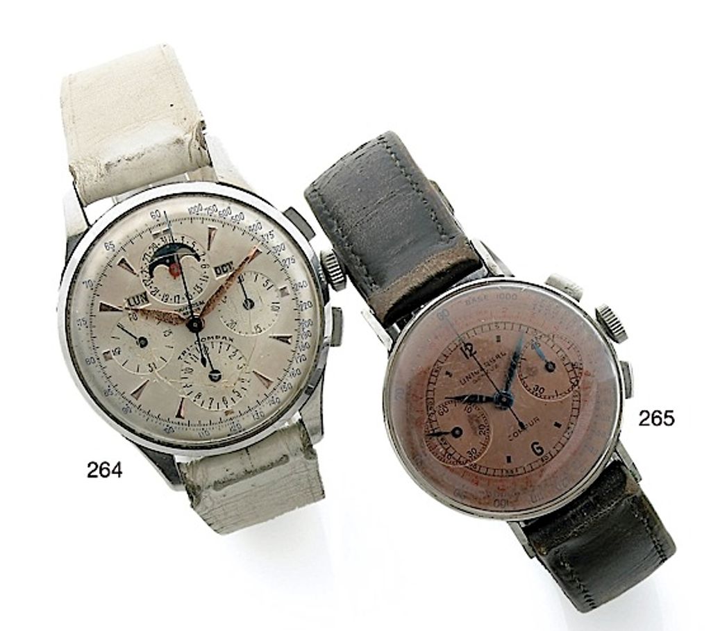 Pièce De Mouvement Chronographe Universal Genève Calibre 296 - Occasion, Fonctionnel