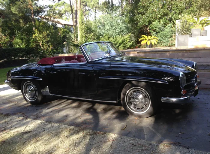 18 VOITURE PAX CADUM Mercedes 190 SL Porsche Carrera