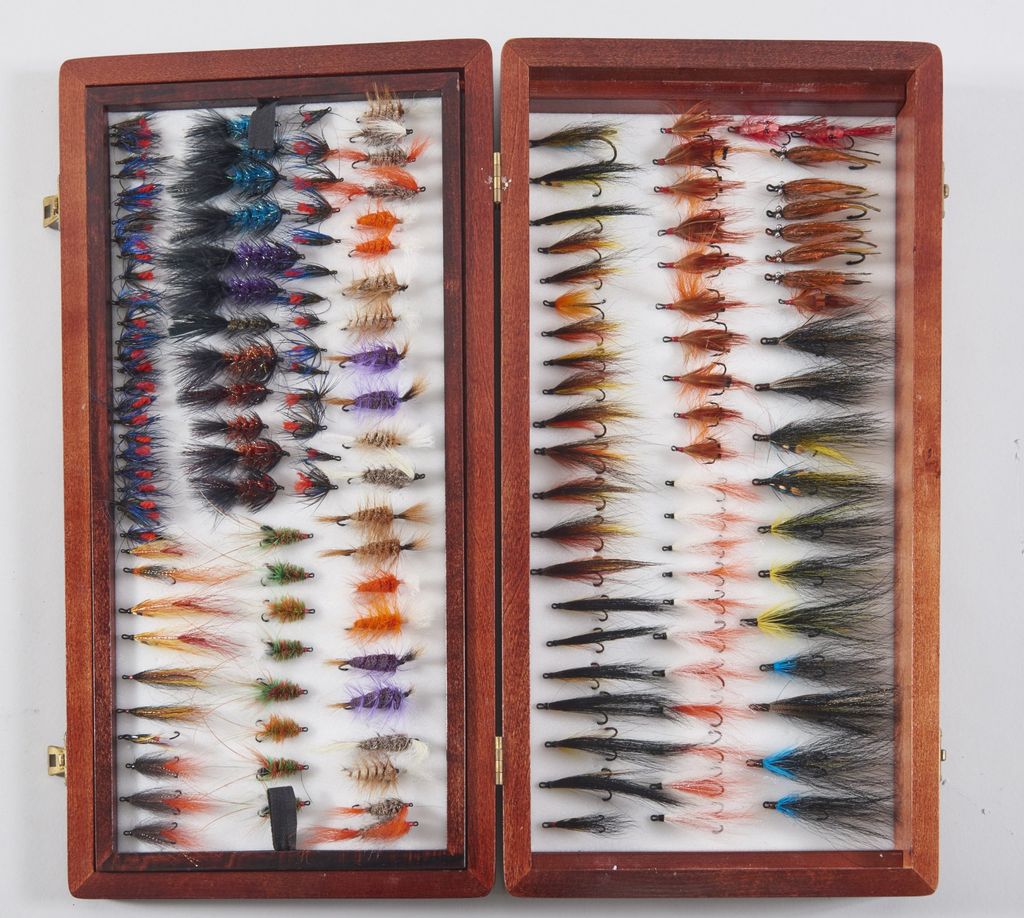 Lot De 3 Mouches à Saumon Vintage – Classiques En Tweed – Yeux Intestinaux (UK)