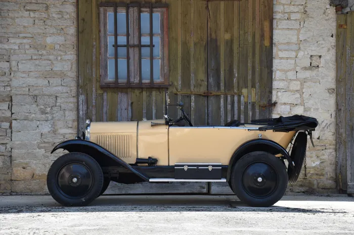 Ensemble de 4 roues en tôle pour voiture jouet André CITROËN CIJ