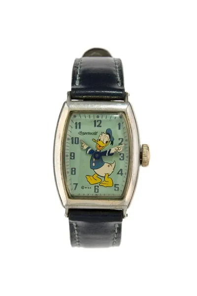 INGERSOLL DONALD vers 1930 Originale montre bracelet en métal ch
