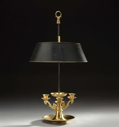 LAMPE BOUILLOTTE D'EPOQUE RESTAURATION
