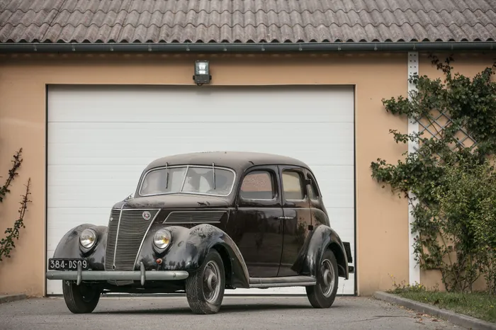 1:43 Matford F92/A Cabriolet Milord 1939 – Kit Miniature Résine Esdo, édition Limitée