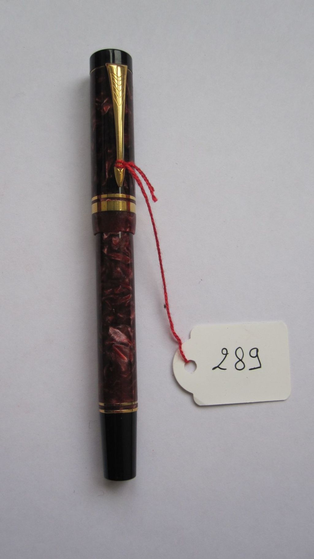 Stylo Plume Parker Duofold International Prestige - Série La Paix M371 - Comme Neuf