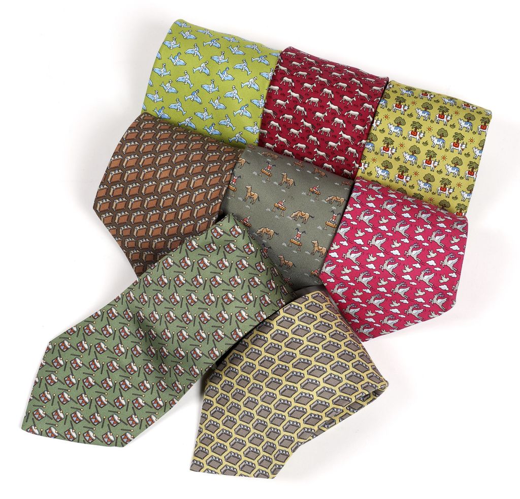 Lot De 2 Cravates En Soie HOM - Multicolore Pour Homme