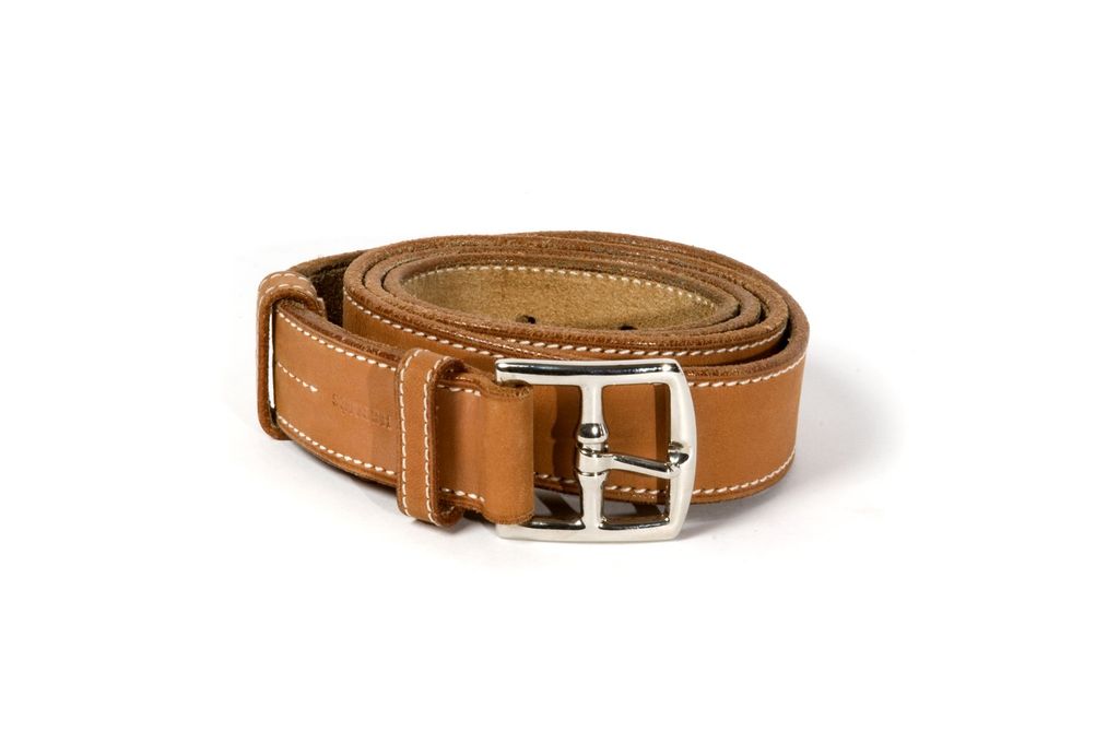 Ceinture Vintage Années 90 Style Cow-girl Brighton - Argenté Et Cuir - Taille L/34 - Fabriquée Aux USA