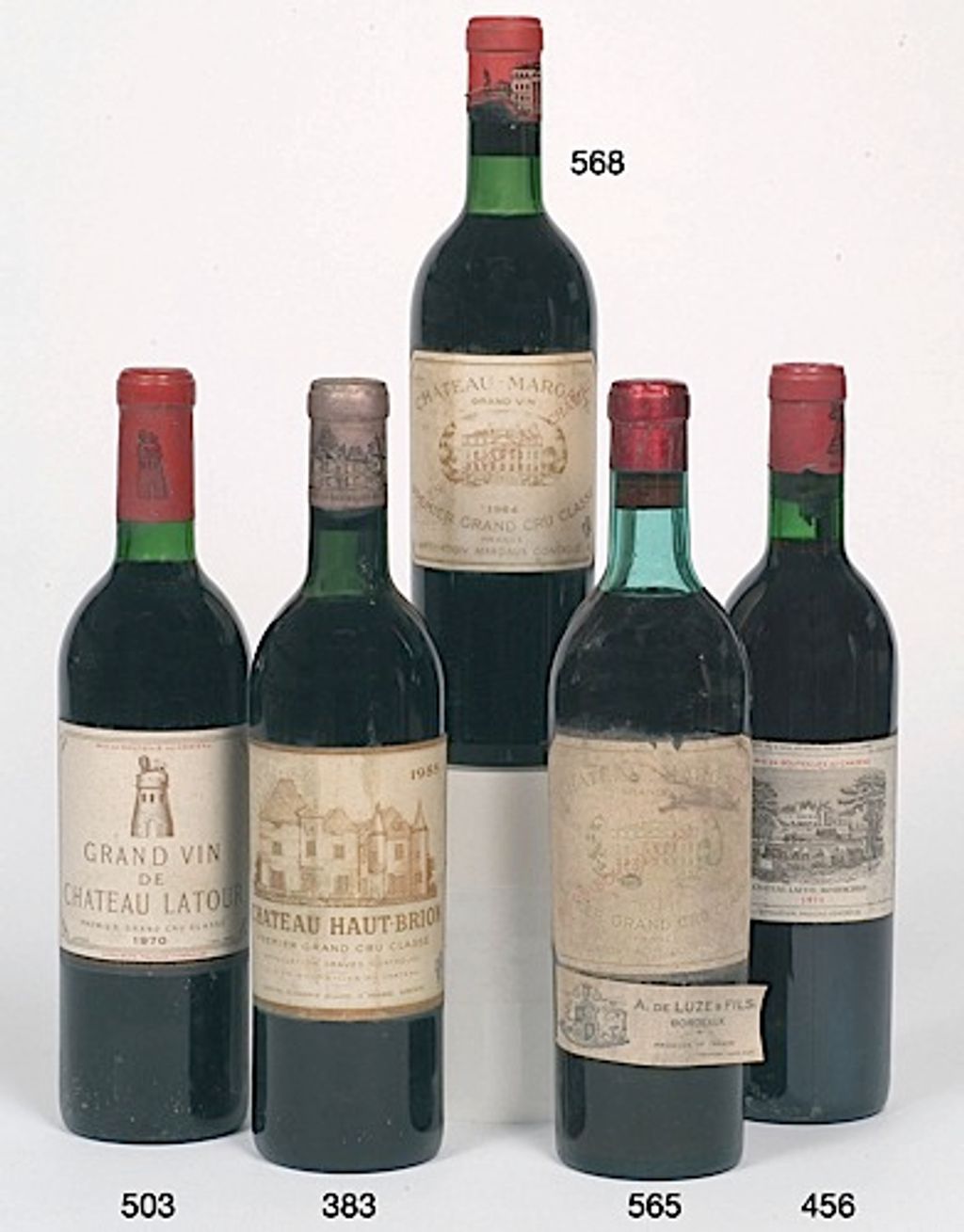 Bouteille Vide Château Latour 1926 - Objet De Collection Authentique