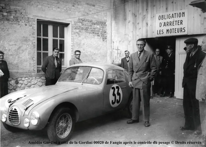 Miniature Voiture Gordini 15 S #37 Le Mans 1951 – Échelle 1/32, MMK SF03