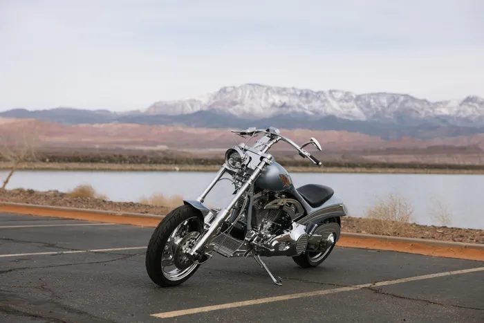 Harley Davidson Johnny Racket 1990 Harley-Davidson Softail “Blue Steel” ex Johnny Hallyday No reserve